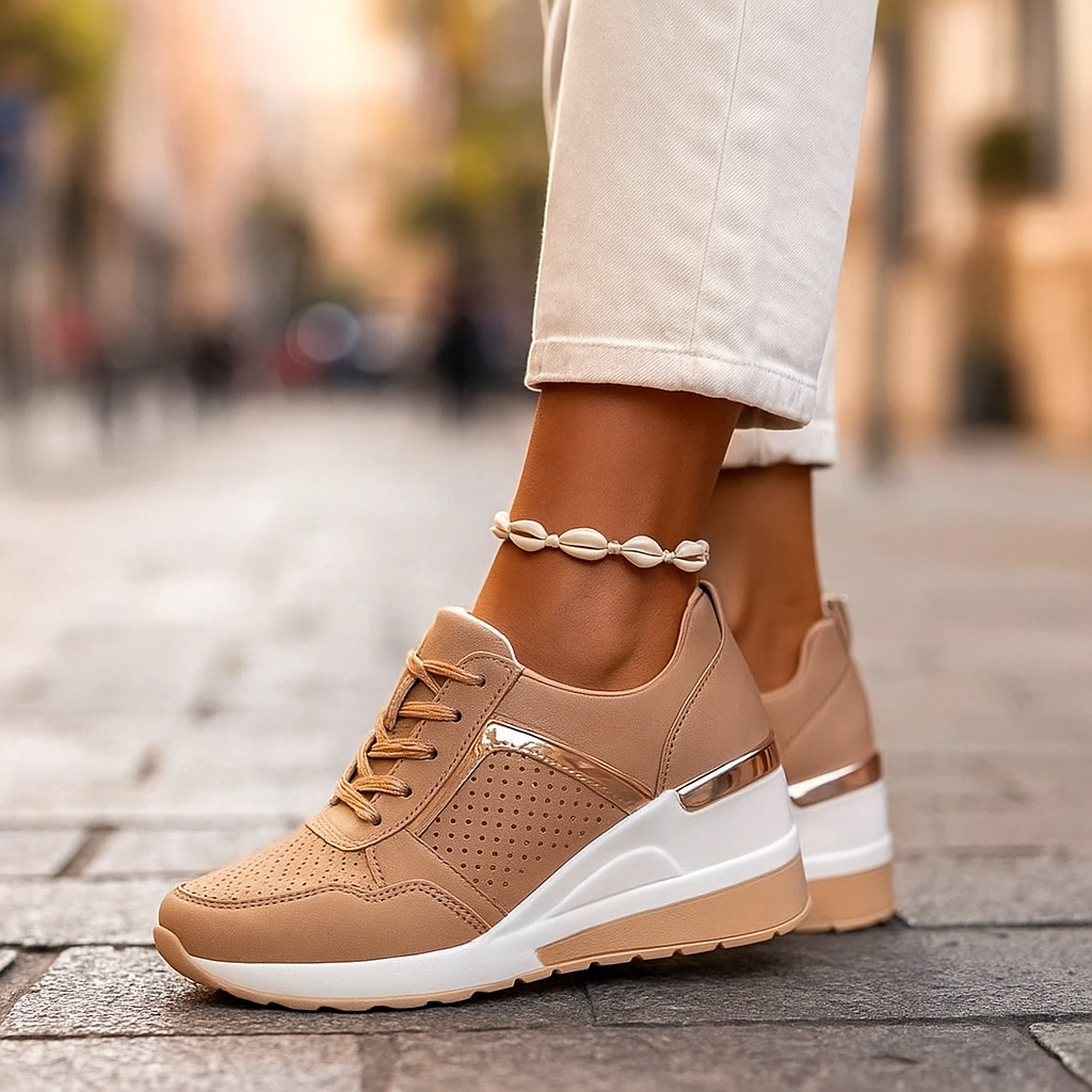 Jonquil | Elevated Everyday Lace-Up Sneakers