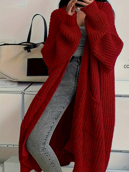 Iolanthe | Textured Pocket Long Cardigan