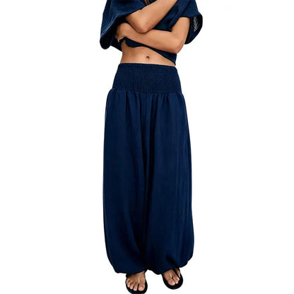 Amavelle | Stretch Waist Comfort Harem Pants