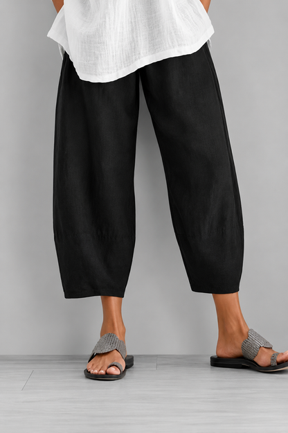 Farren | Relaxed Barrel Leg Trousers