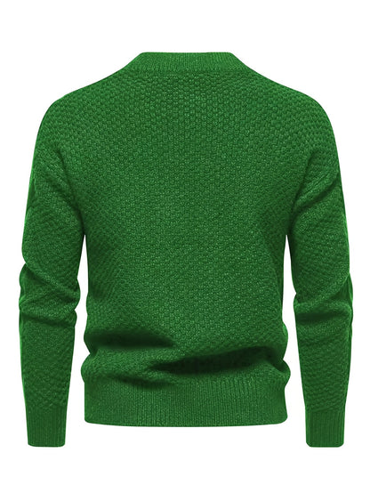 Gannon | Classic Mock Neck Knit Sweater