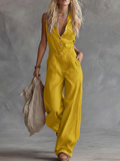 Brionna | Relaxed Wide Leg Jumpsuit