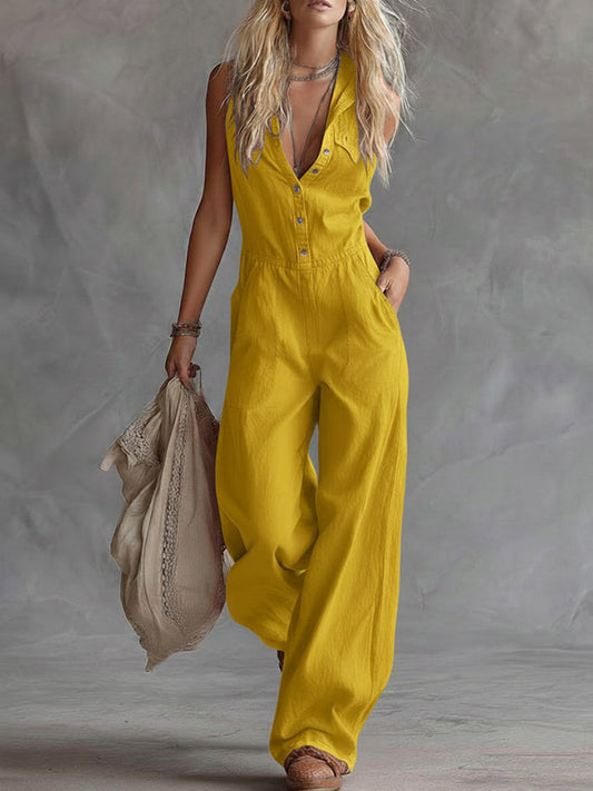 Brionna | Relaxed Wide Leg Jumpsuit