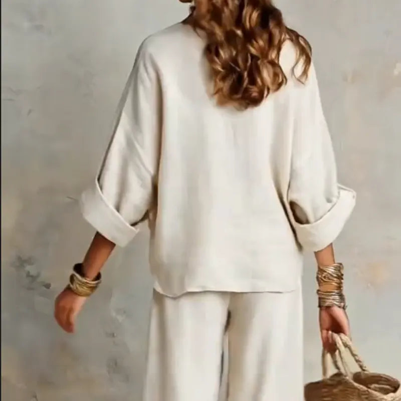 Zarevella | Breezy Linen Two Piece Set
