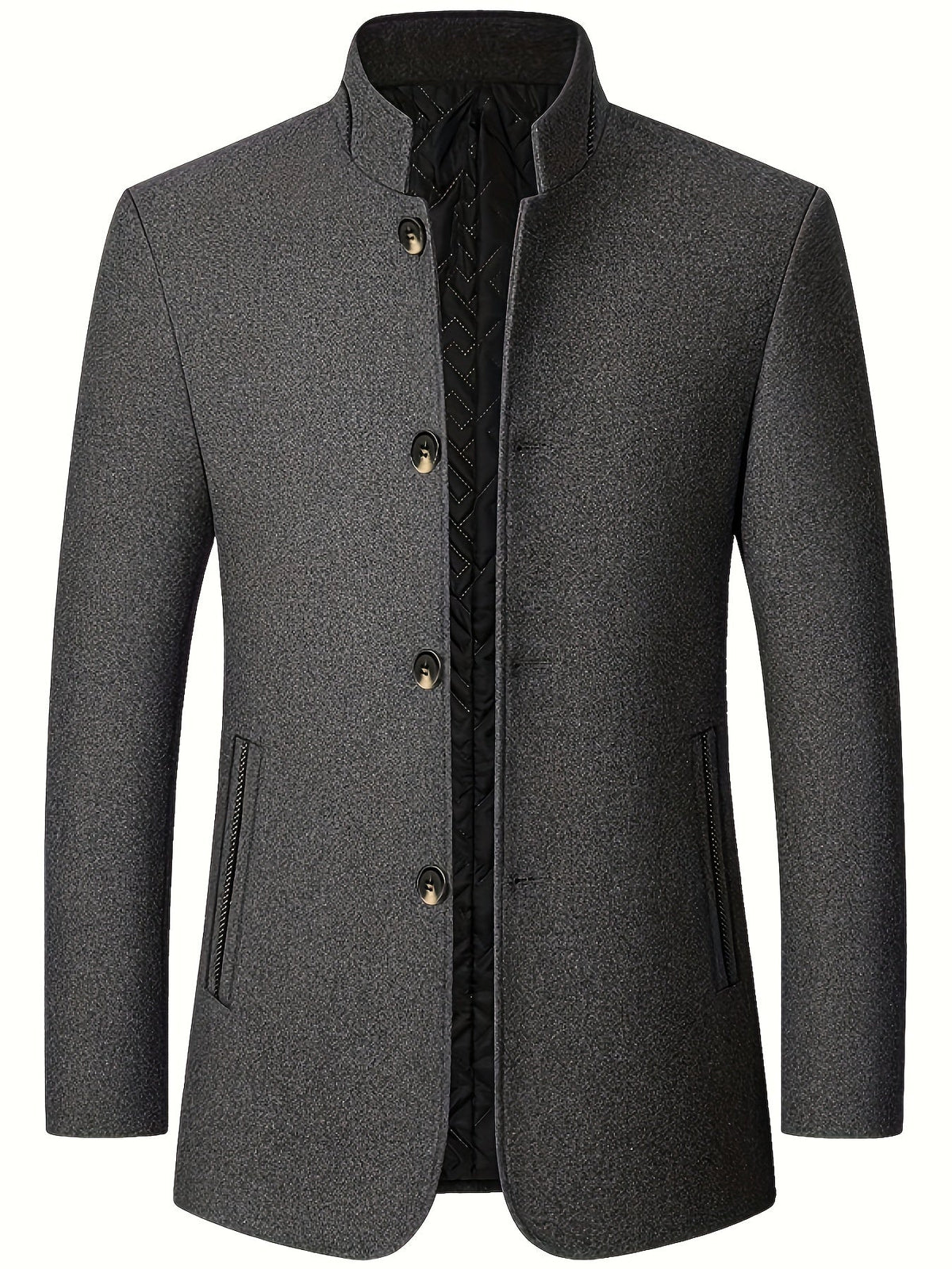 Lowell | Tailored Stand Collar Winter Coat