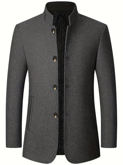 Lowell | Tailored Stand Collar Winter Coat