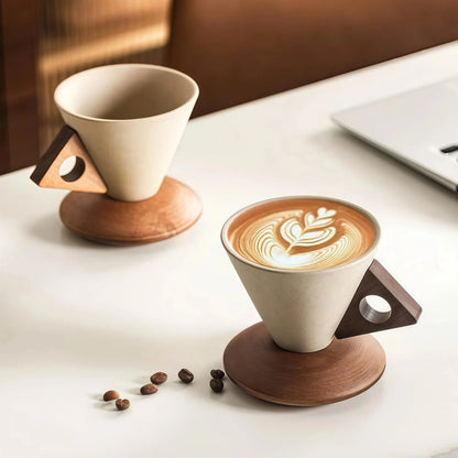 Lavina | Minimalist Cone Coffee Cup Set