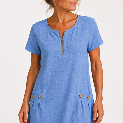 Gracelyn | Casual Pocket Shift Dress