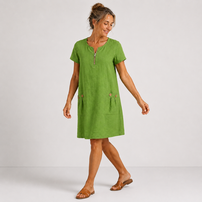 Gracelyn | Casual Pocket Shift Dress