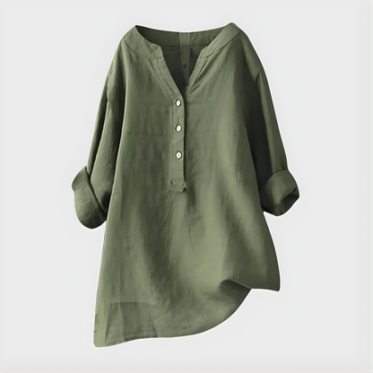 Calyndra | Loose Fit Long Sleeve Blouse
