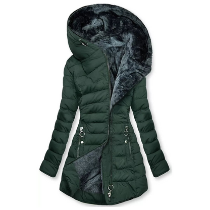 Keely | Plush Lined Hooded Puffer Coat