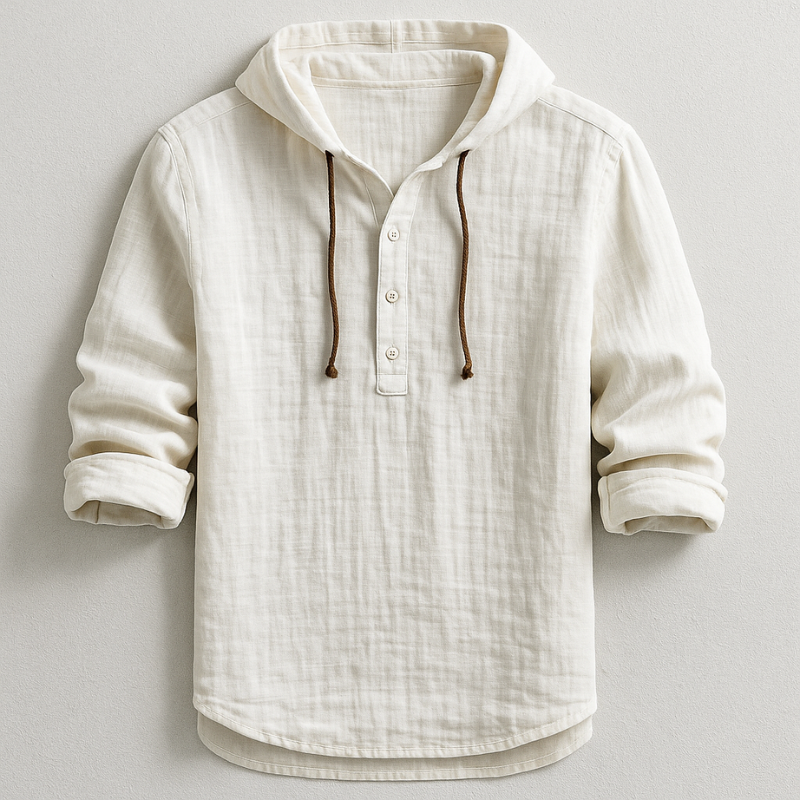 Daxton | Lightweight Long Sleeve Hooded Shirt