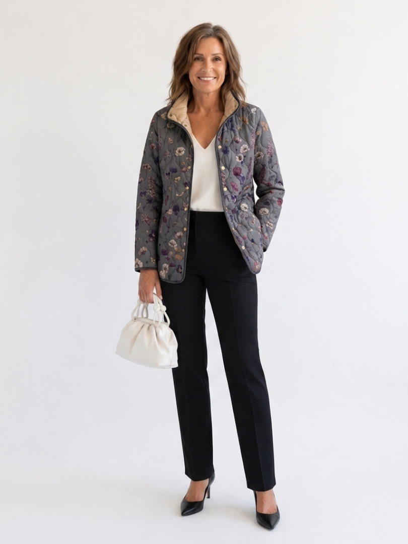 Petalina | Quilted Longline Jacket