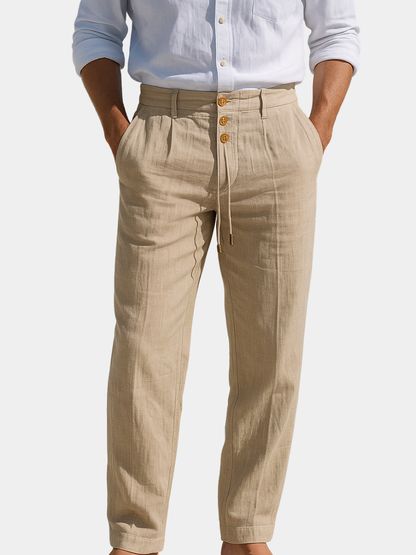 Easton | Drawstring Tailored Casual Trousers