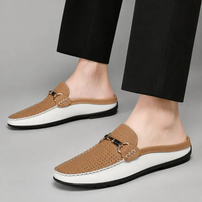 Merrion | Perforated Bit Detail Loafers