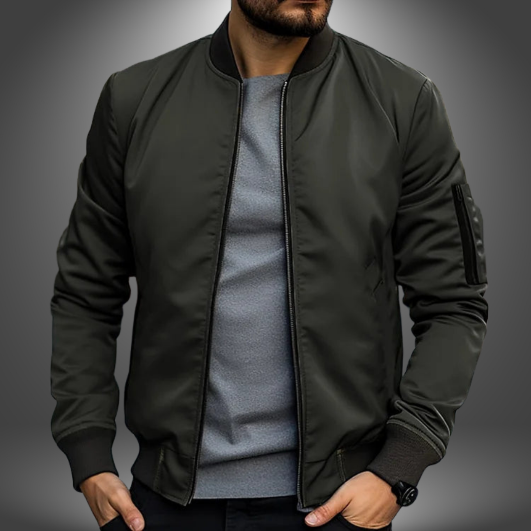 Zyron | Zip Up Bomber Jacket