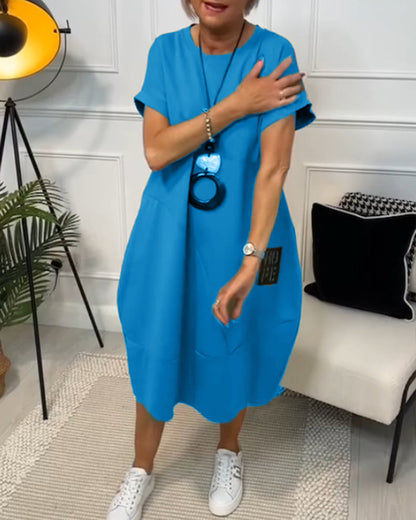Rosabel | Relaxed Fit Balloon Hem Dress