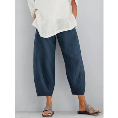 Oriana | Soft Drape Cropped Trousers
