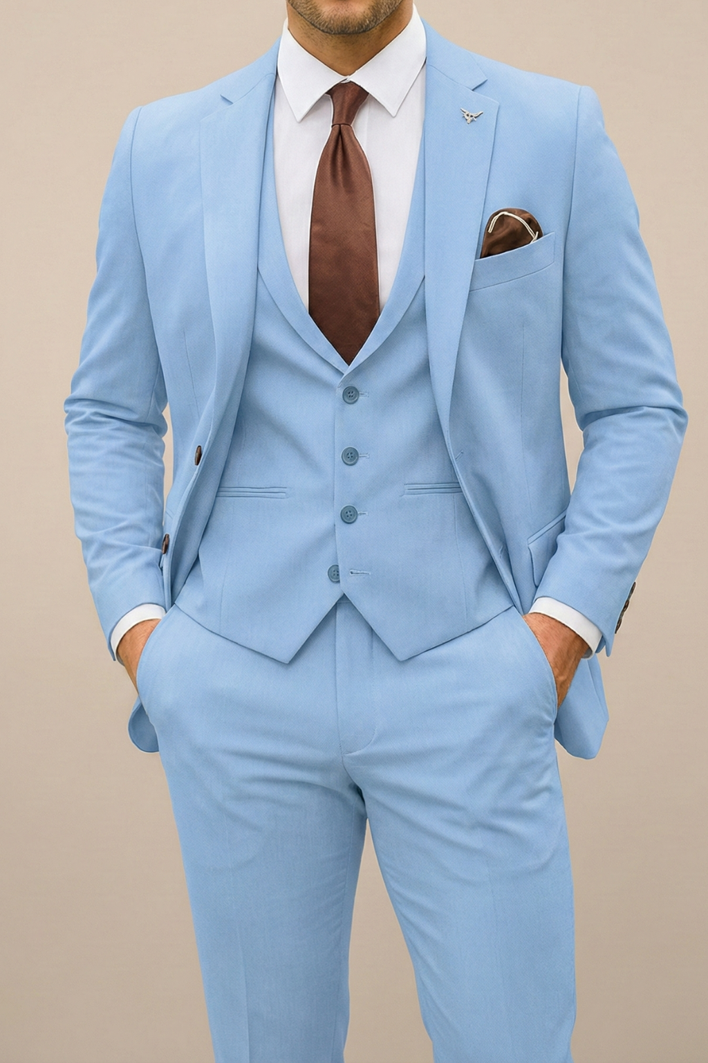 Ellington | Refined Wedding Three Piece Suit