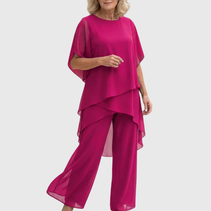 Belisara | Elegant Overlay Two Piece Set