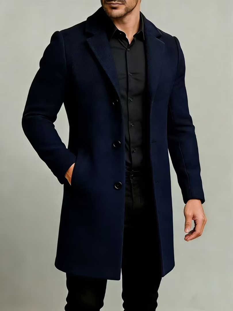 Griffin | Refined Notch Lapel Overcoat