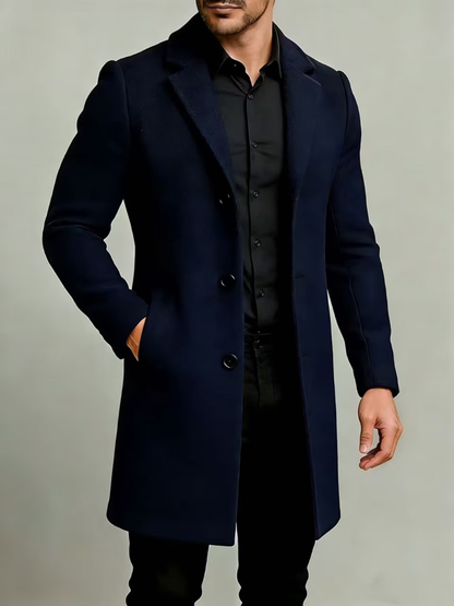 Griffin | Refined Notch Lapel Overcoat