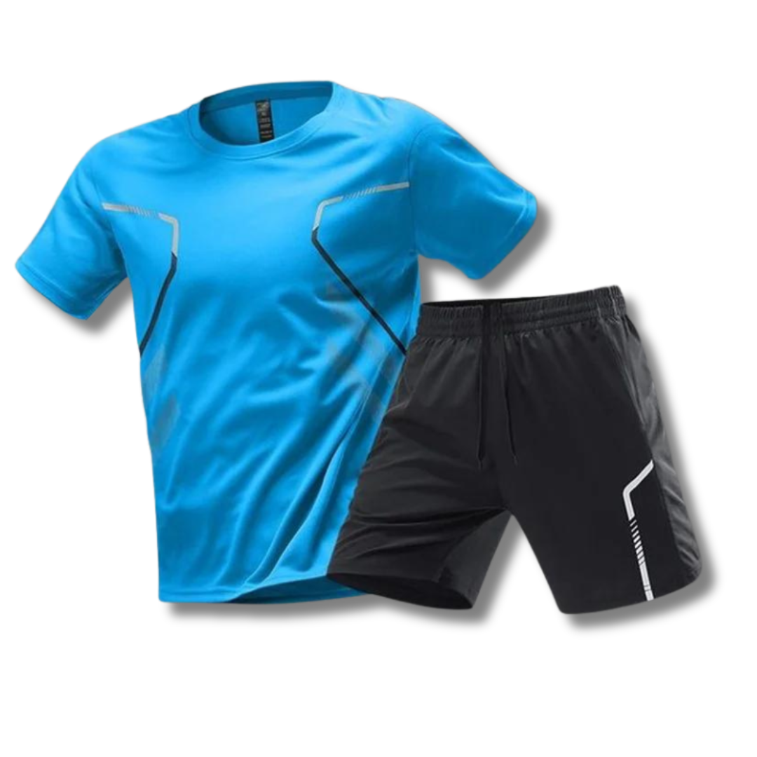 Leofric | Performance Training T Shirt And Shorts Set