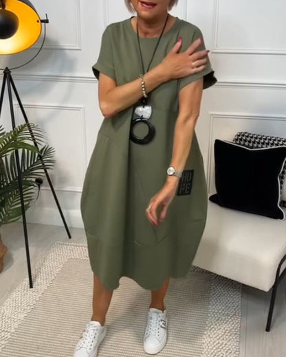 Rosabel | Relaxed Fit Balloon Hem Dress
