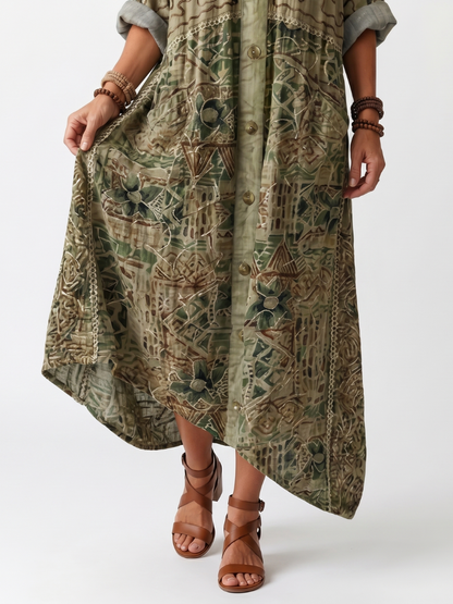 Dorevina | Vintage Inspired Boho Maxi Dress