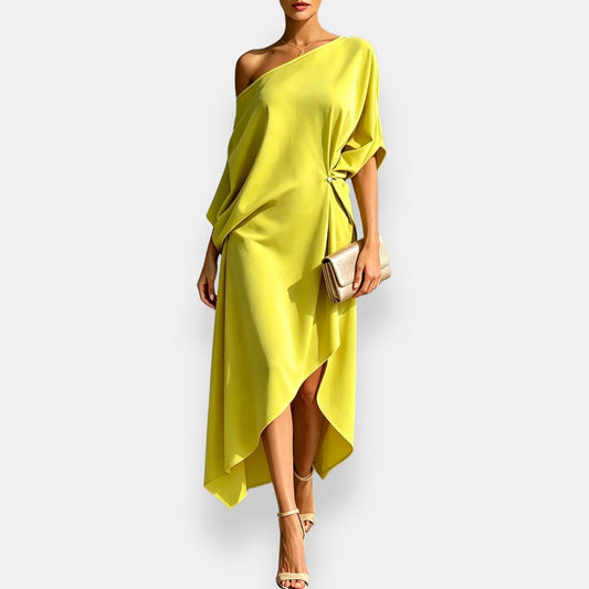 Theodosia | Ruched Side Cocktail Dress