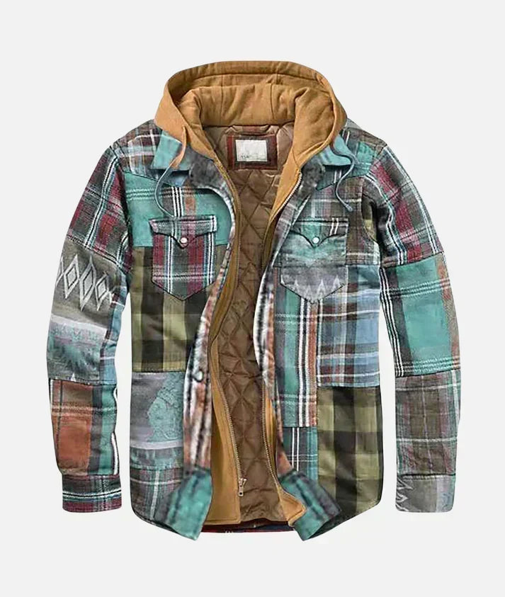 Perrin | Vintage Plaid Quilted Jacket