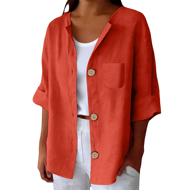 Junivere | Relaxed Linen Button Blouse