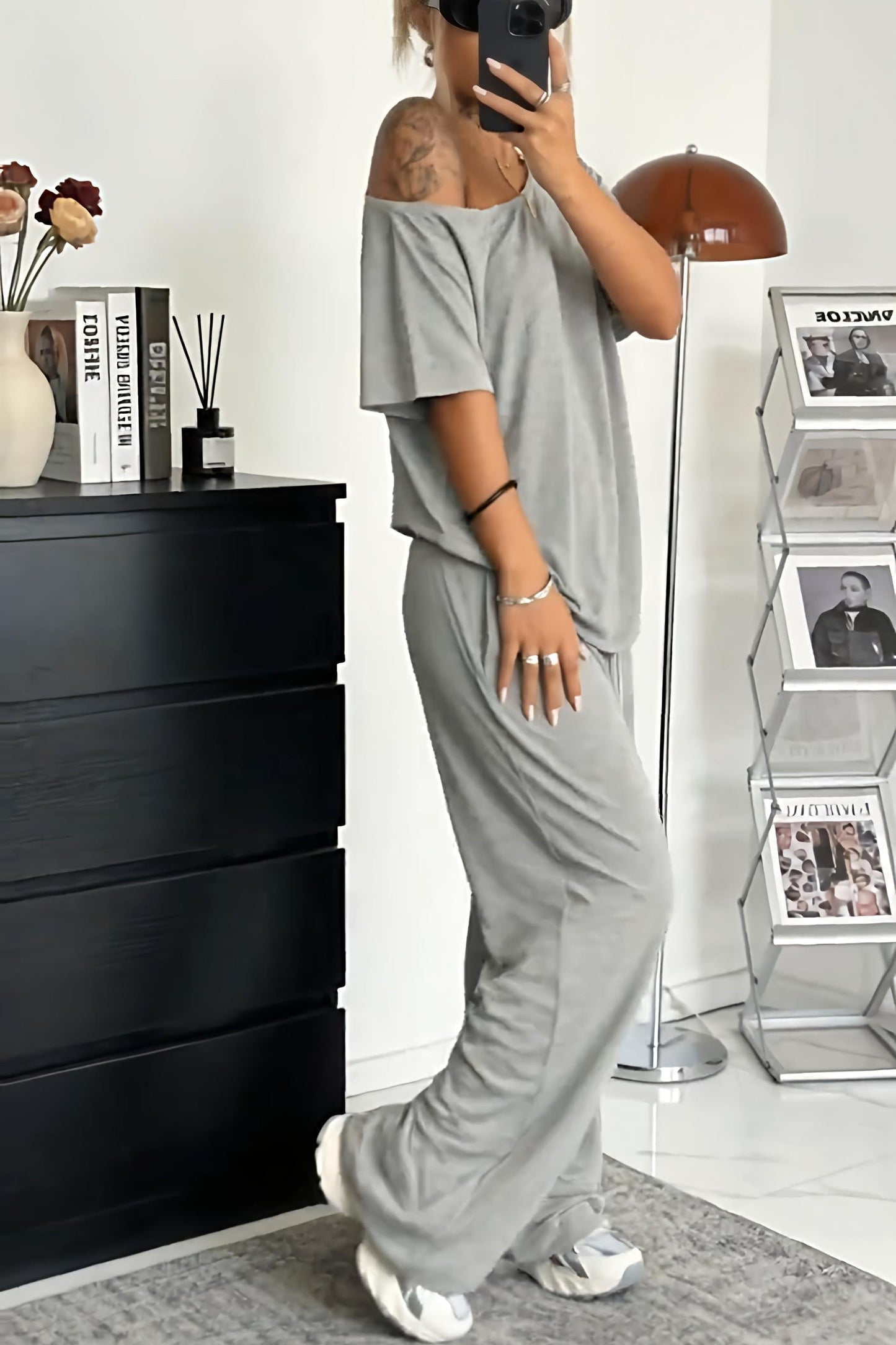 Amara | Casual Drawstring Lounge Two Piece Set