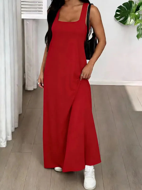 Celandra | Relaxed Fit Sleeveless Maxi Dress