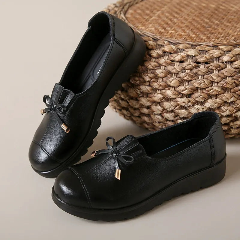 Gwenora | Bow Front Everyday Loafers