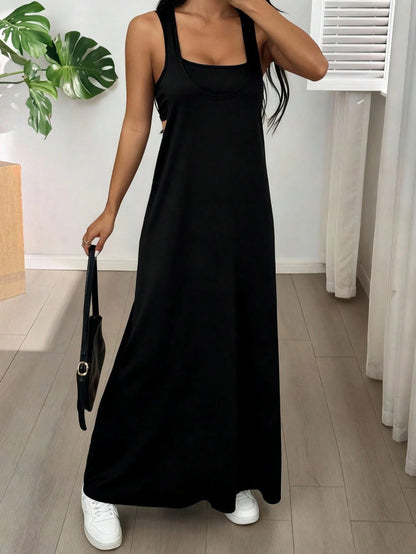 Celandra | Relaxed Fit Sleeveless Maxi Dress