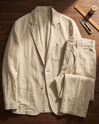 Fairmont | Tailored Linen Suit Set