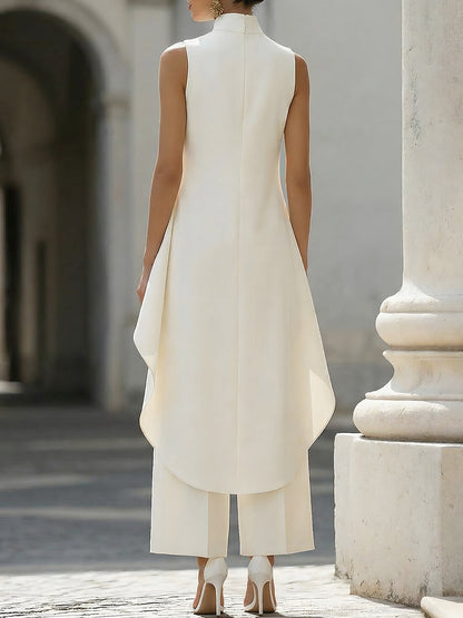 Valencia | Sleeveless High Neck Palazzo Jumpsuit