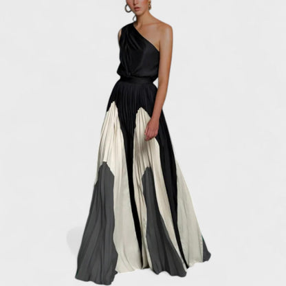 Bellerive | Colour Block Evening Maxi Dress