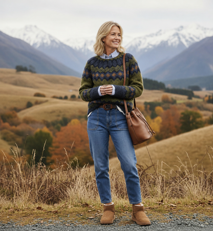 Florrie | Vintage Nordic Knit Sweater
