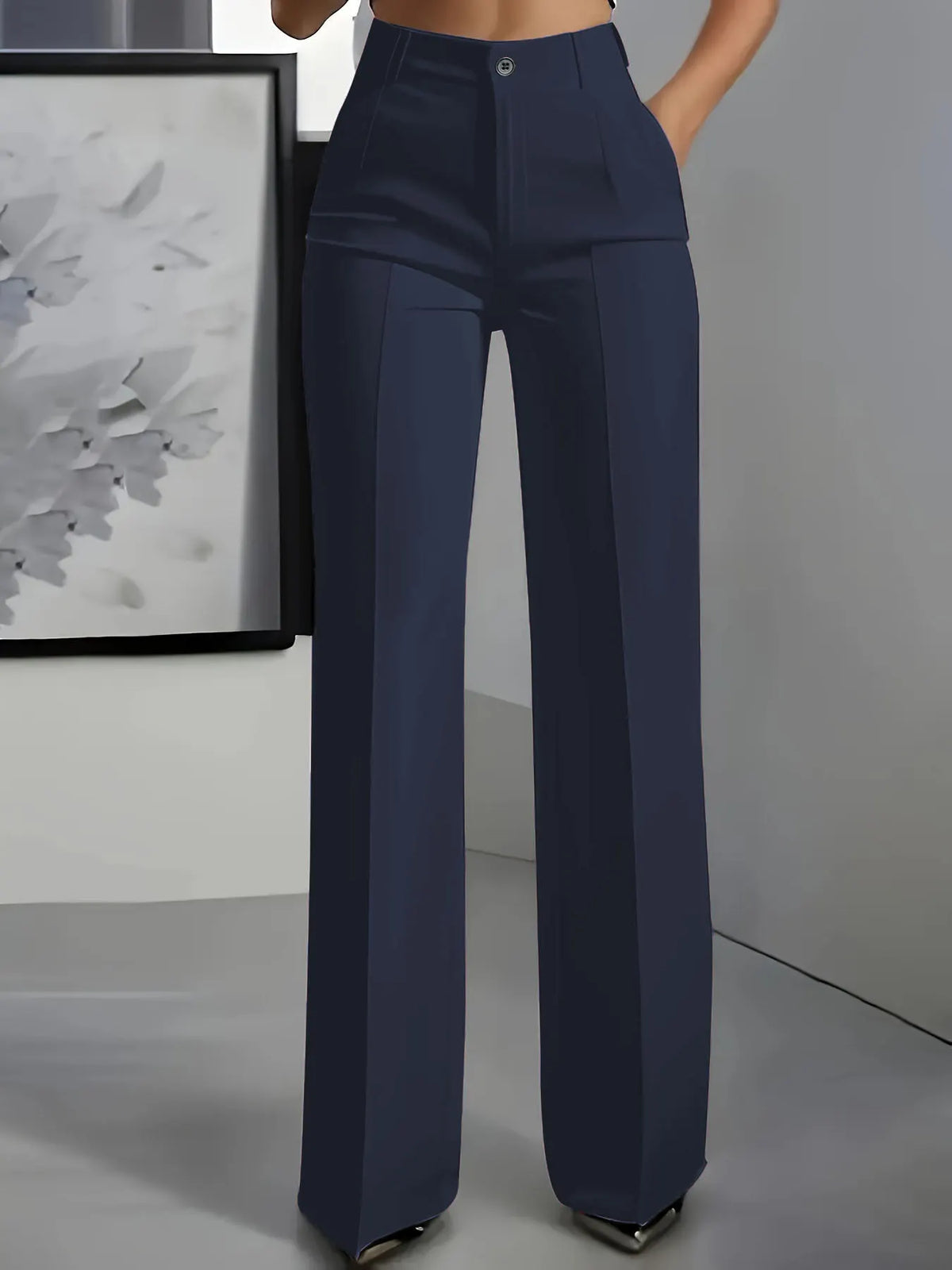 Kessara | Tailored High Rise Wide Leg Trousers