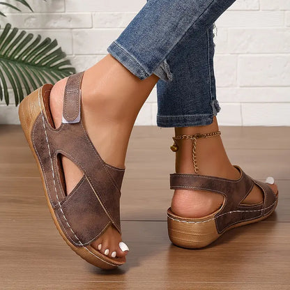 Valessa | Criss Cross Comfort Sandals