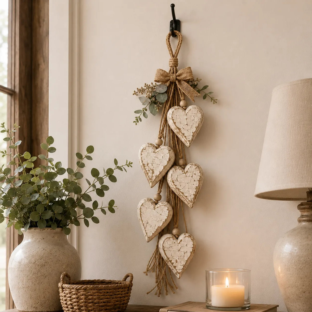 Valoria | Illuminated Heart Wall Hanging