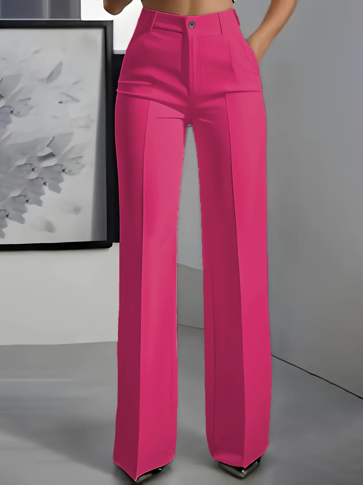 Kessara | Tailored High Rise Wide Leg Trousers