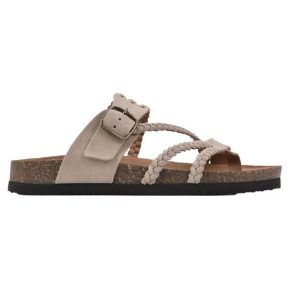 Velarisse | Braided Strap Slide Sandals