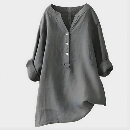 Calyndra | Loose Fit Long Sleeve Blouse