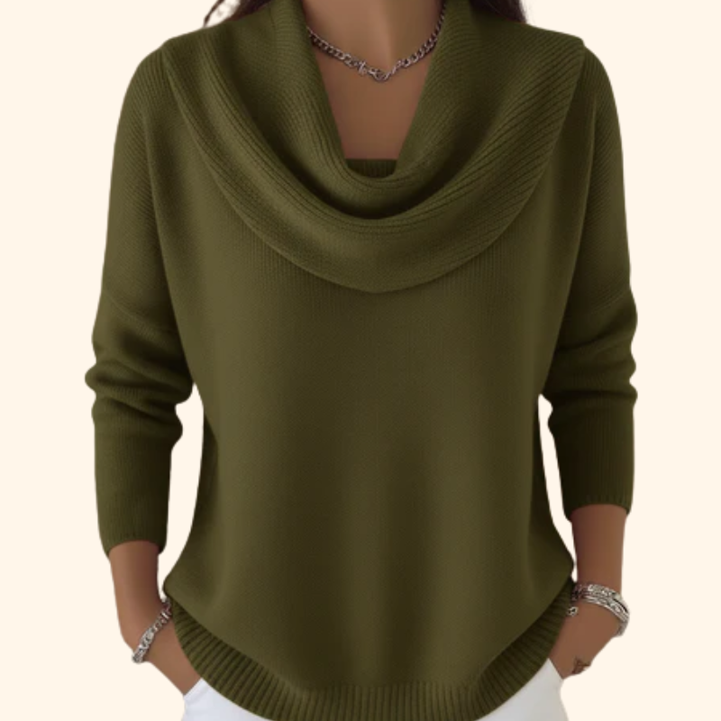 Rosamere | Luxe Cowl Neck Sweater
