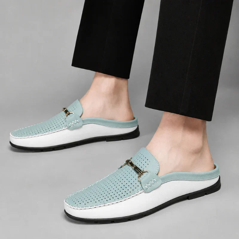 Merrion | Perforated Bit Detail Loafers