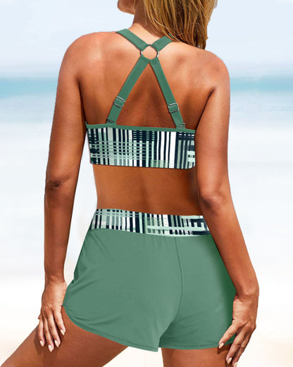 Zephira | Printed Bikini Shorts Set