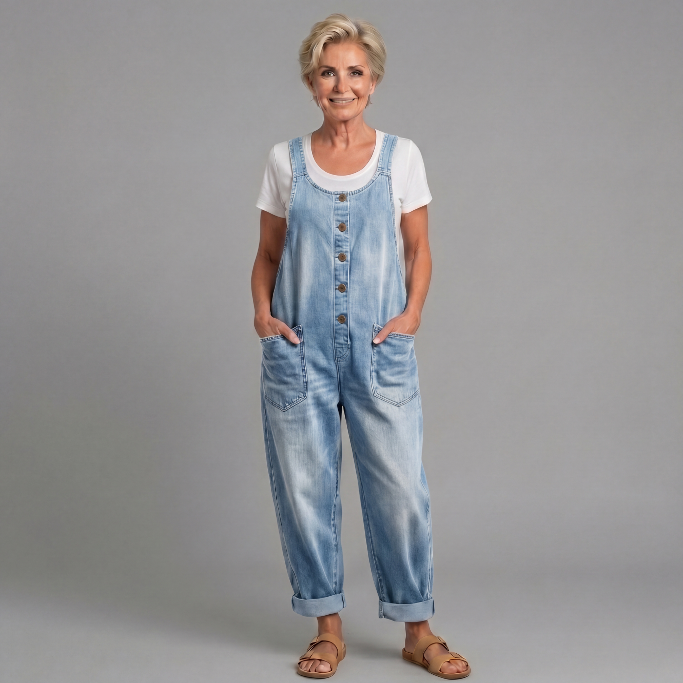 Zenobia | Everyday Denim Overall Jumpsuit